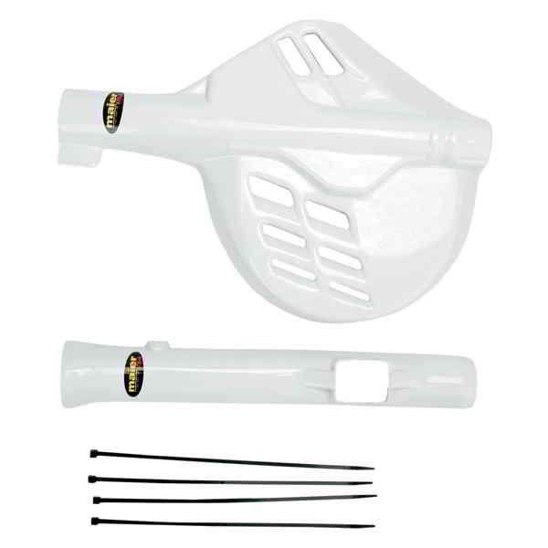 【並行輸入品】 マイヤー フォーク/ディスクガードキット - ホワイト 596201 M59620W MAIER FORK/DISC GUARD CR/XR WHT #DRAG