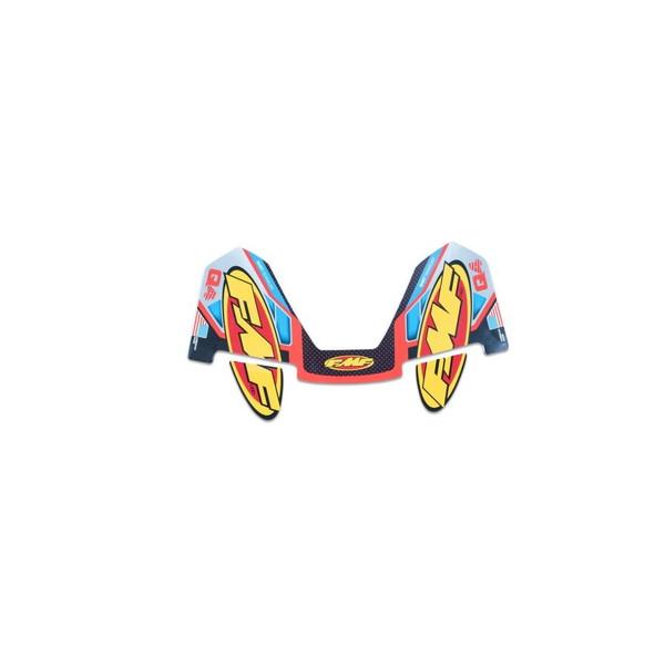 【並行輸入品】 FMFレーシング Hex Q4 ラップロゴ アルミデカール 交換用 FMF Racing FMF Decals/  取寄せ T14 014843