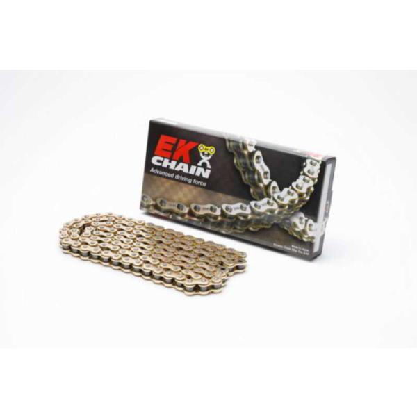 【並行輸入品】 Vortex Racing 520 M3 EK チェーン - ゴールド Vortex Racing VTX Chains 取寄せ T14 520M3-120G
