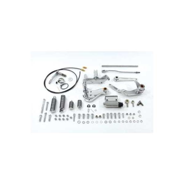 【互換品】 22-0716 フォワード コントロール キット クローム 取寄せ Vツイン Forward Control Kit Chrome (検索用／