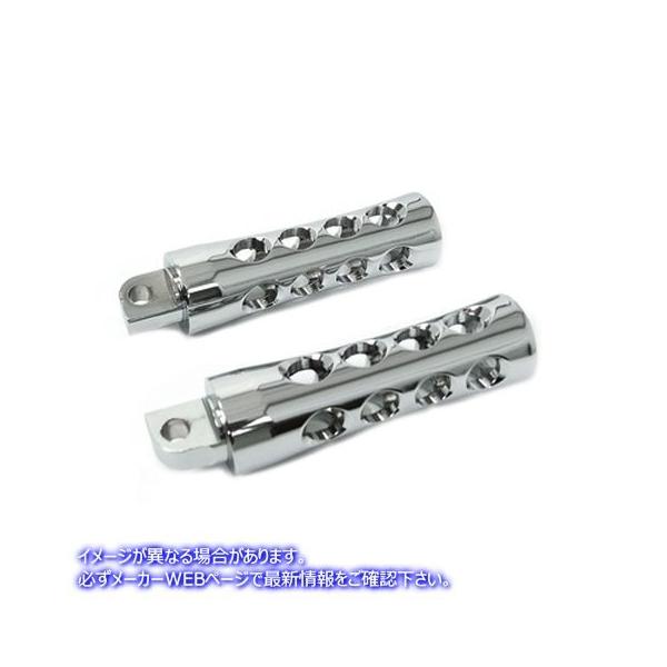 27-0972 N[RP[uX^CXebvZbg  VcC Chrome Concave Style Footpeg Set (p^