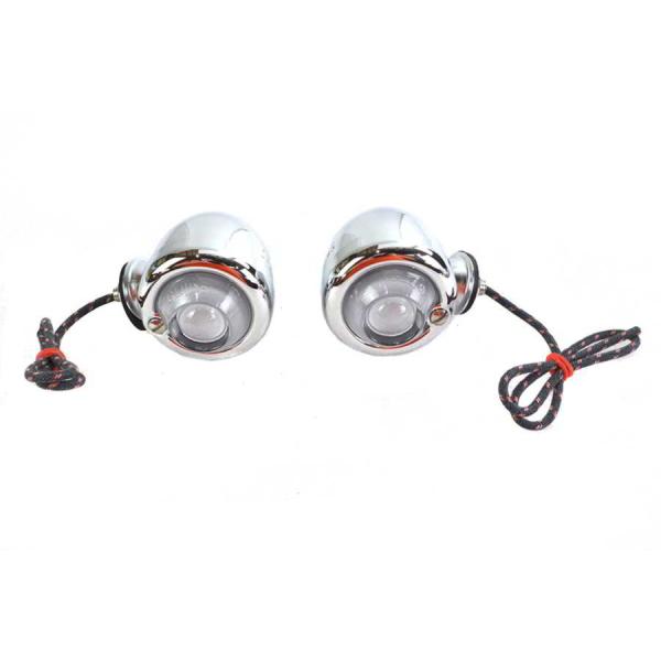 【互換品】 33-1829 取寄せ Vツイン Replica Guide DH-49 Bullet Marker Lamp Set (検索用／