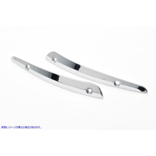 y݊iz 42-0007 N[ Xvbg tgKX g Zbg  VcC Chrome Split Windshield Trim Set (