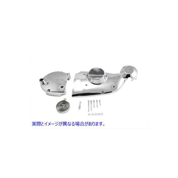 y݊iz 42-0897 N[JƃXvPbgJo[Lbg  VcC Chrome Cam and Sprocket Cover Kit (p^