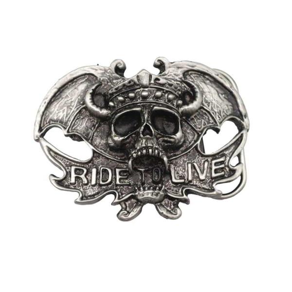 【互換品】 48-7784 ライド トゥ ライブ ベルト バックル 取寄せ Vツイン Ride To Live Belt Buckle (検索用／