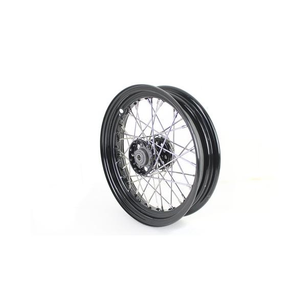 16インチ ブラック/クローム ホイールセット 互換品】 52-0448 16インチ x 3.00インチ KHタイプ スターハブホイール