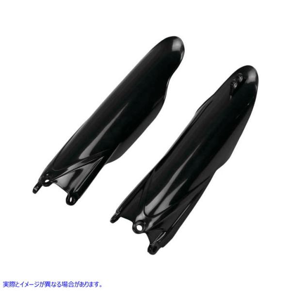 FRK SLDR YZF250/450 BLK UFO UFO PLASTICS YA04814-001 FORK SLIDERS BLK Fork Slider Protectors for Yamaha FRK SLDR Y TUCKER 117065 �y��񂹁z