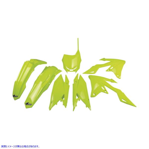 �v���X�`�b�N�L�b�g�X�Y�L�l�I���C�F�� UFO UFO PLASTICS SUKIT418-DFLU  YEL Complete Kits for Suzuki PLASTIC KIT SUZU TUCKER 124526 �y��񂹁z
