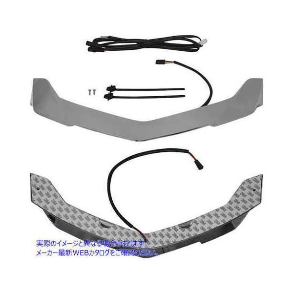 LED splr w/dyn seq lights chr SO CAL MOTO GEAR G20SPLC  CHR LED Spoiler with Dynamic Sequential Lights LED SPLR W/ TUCKER 200501 y񂹁z