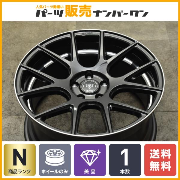 未使用品 美品】WORK RYVER M006 19in 9.5J+45 PCD114.3 1本