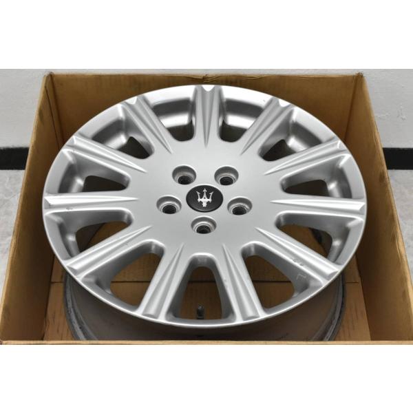 クアトロポルテ ホワイト 20インチホイール Maserati クワトロポルテェ20インチ フロントタイヤホイールセット 1本