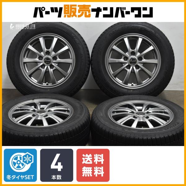 送料無料】ユーロテック 15in 6.5J +50 PCD114.3 トーヨー オブザーブ