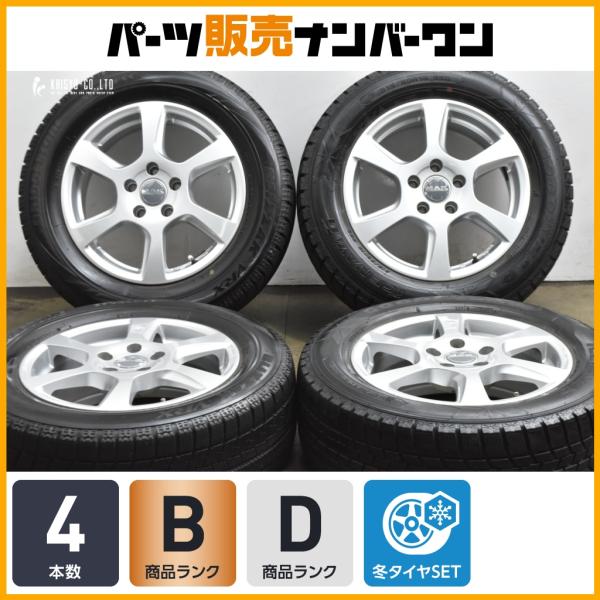 【アウディ Q2 純正サイズ】MAK VINCI 16in 6.5J +46 PCD112 HUB57.1 ブリヂストン VRX/グッドイヤー アイスナビ6 2