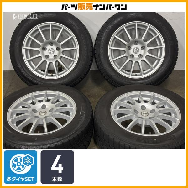 【交換用に】IRVINE 16in 7J +34 PCD112 グッドイヤー アイスナビ6 215/60R16 ジープ レネゲード コンパス ホイールのみ販売可