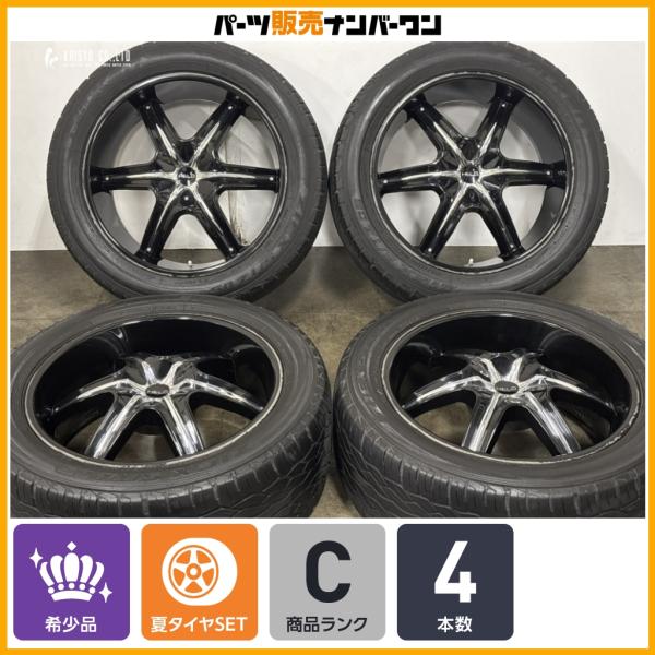 【希少サイズ】Helo HE891 22in 9J +35 PCD135/139.7 6穴 ファルケン ジークス S/TZ 05 305/45R22 リンカーン
