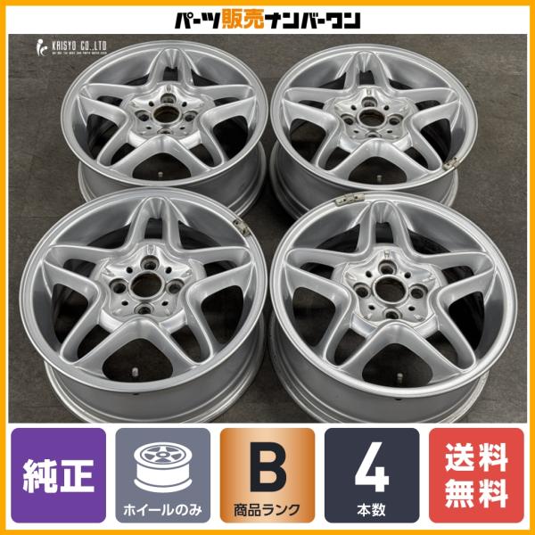 【良好品】ミニ R55 クラブマン 純正 16in 6.5J+48 PCD100 4本セット 品番:6768584 ノーマル戻し 正規品 スタッドレス用 交換用