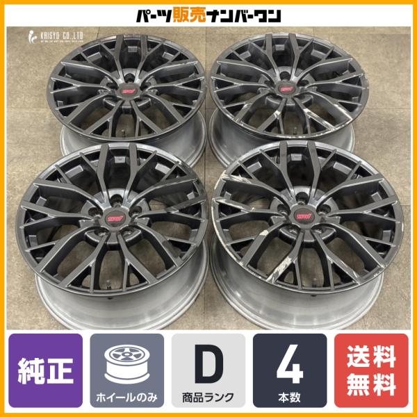 【人気ホイール】スバル VAB WRX STI D型 Type S 純正 19in 8.5J +55 PCD114.3 4本セット WRX STI WRX S4