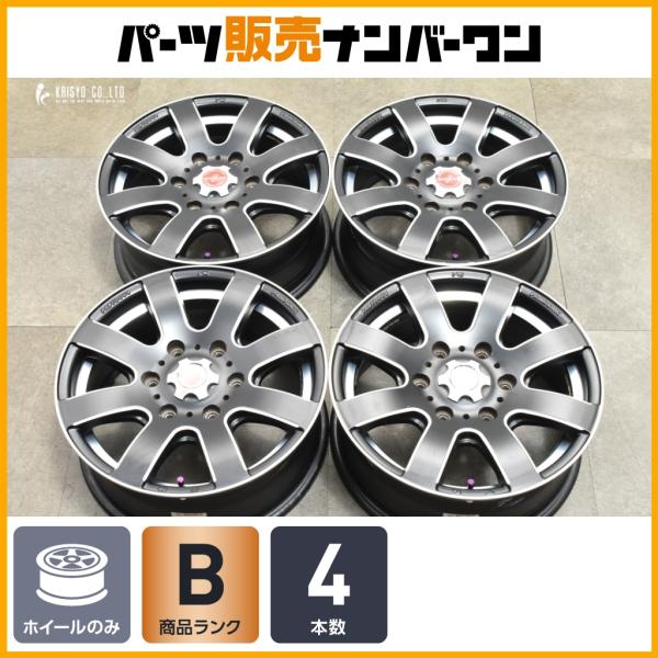 良好品】ファブレス パンデミック 16in 6.5J +38 PCD139.7 4本セット