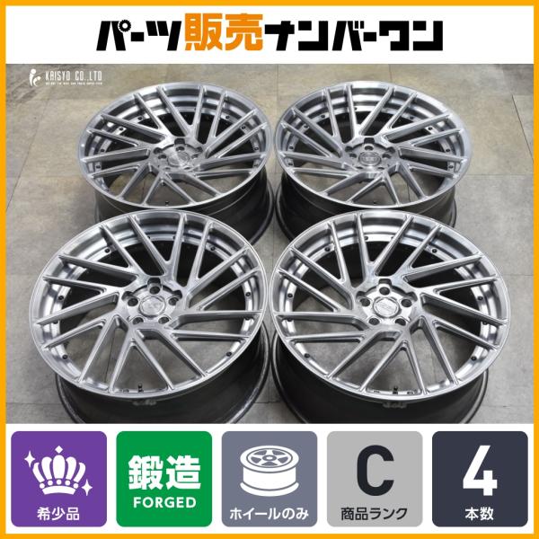【鍛造 2ピース】1221 APEX AP2 X7338 22in 10J +18 PCD112 5穴 4本セット アウディ 4M Q7 F2 A7 S7 スポ