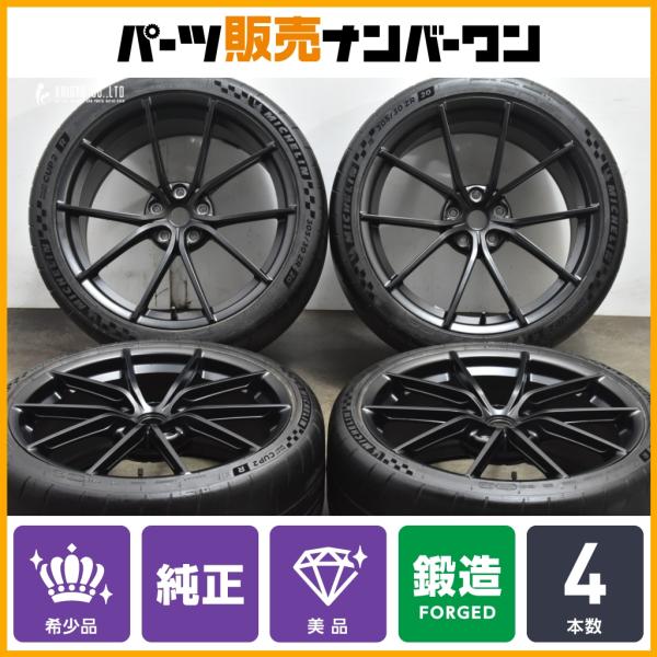 【正規品 鍛造】フェラーリ 488 ピスタ 純正 20in 9J+44.7 11J+38.5 PCD114.3 ミシュラン K1 245/35ZR20 305/