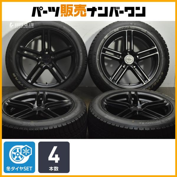 【交換用に】TSW Chapelle 18in 8.5J +30 PCD114.3 グッドイヤー アイスナビ6 235/50R18 フォード マスタング カスタ