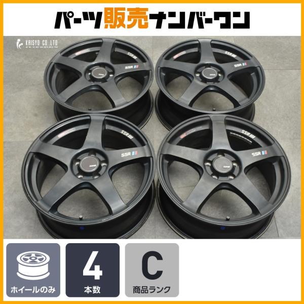 人気ホイール】SSR GTV01 17in 7J +50 PCD100 4本セット プリウス 86