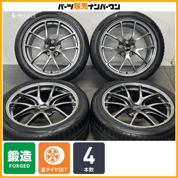 【鍛造品】BBS RI-A 18in 9J +38 PCD112 ハンコック ベンタス S1 evo3 255/40R18 Aクラス Bクラス CLA アウディ