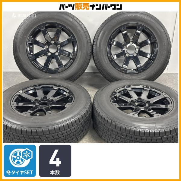 【交換用に】ロックケリー MX-1 16in 7J +38 PCD114.3 グッドイヤー アイスナビ SUV 215/70R16 RAV4 ハリアー エクスト