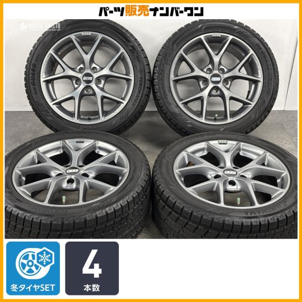 【カスタム用に】BBSジャーマニー SR005 17in 7.5J +45 PCD112 ヨコハマ アイスガード iG60 245/45R17 アウディ TT 