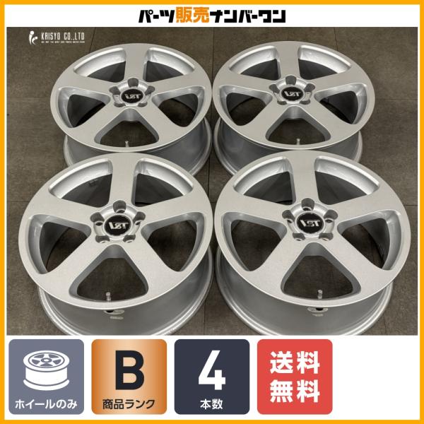 【程度良好】VST TypeRS 17in 7J +49 PCD108 アルミホイール4本セット ボルボ VOLVO V40 XC40 V60 XC60 クロス