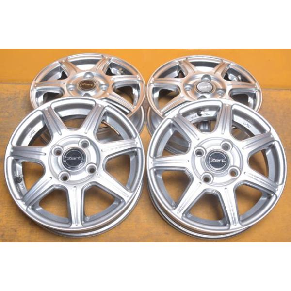 ブリヂストン　アルミホイール　①／4 中古 ブリジストン,Zart ホイール 13×4.00B,+45,4穴,4ホン,100