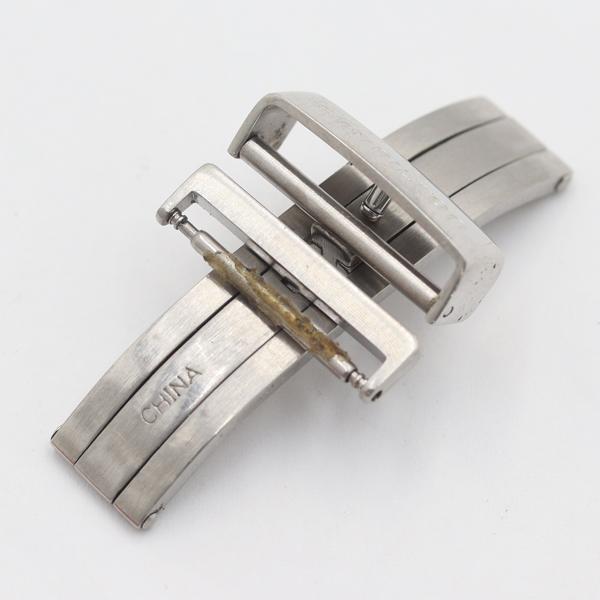 ハミルトン 純正尾錠 Dバックル シルバー 18mm用 メンズ腕時計用 KRH