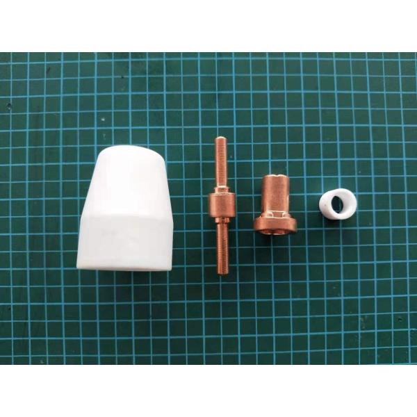 日立PL-30、PL-40用プラズマ切断トーチ用チップｘ１電極ｘ１シールドカップｘ１バッフルｘ１※画像に写っている物が発送する全てです。 純正ではありません。