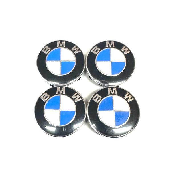 BMW ロゴ ホイール センターキャップ カバー 56mm バッジ 純正交換 青 純正タイプ 4個セ...