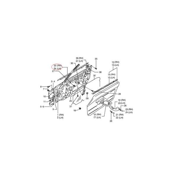 スズキ（SUZUKI） 純正品 カプチーノ（EA11−21） Fドア