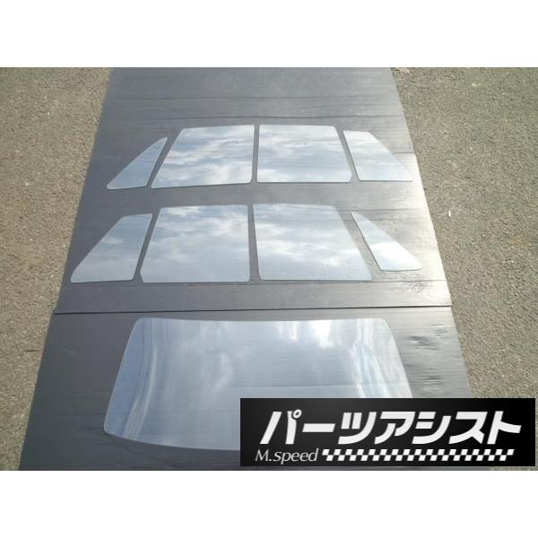 ハコスカ 4ドア ガラスコンプリート ガラスセット 白ガラス GT-R仕様
