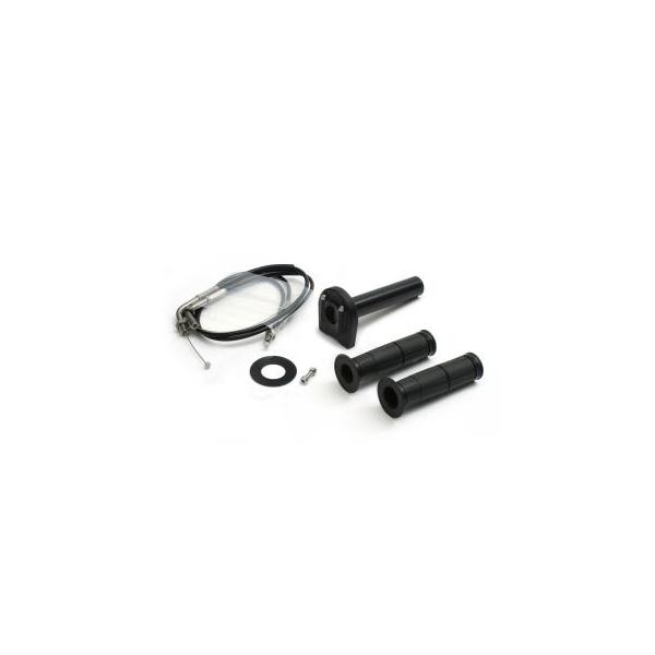 【在庫あり】アクティブ Z900RSカフェ スロットルキット TYPE-3 ブラック 巻取φ42 [ステン金具] 1077114SU