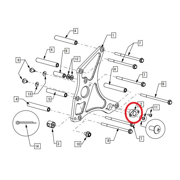 モリワキ クラッチレリーズカラー シャフトホルダー Z 11362-20201-00