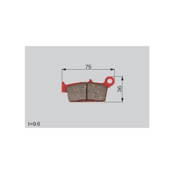 DAYTONA（バイク用品） 【7月8日出荷】デイトナ アカ PAD(R