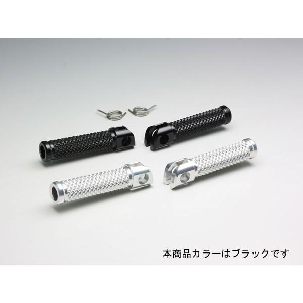 【8月18日出荷】ハリケーン カワサキ系 ステップバーTYPE[ブラックアルマイト]　HF5132B