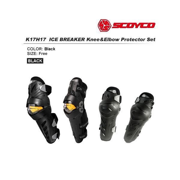 SCOYCO(XRCR) K17H17 ICE BREAKER j[G{[veN^[Zbg[ubN/t[TCY]   K17H17-BK