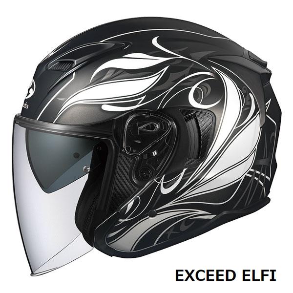 OGK Kabuto OGKカブト オープンフェイスヘルメット EXCEED ELFI  