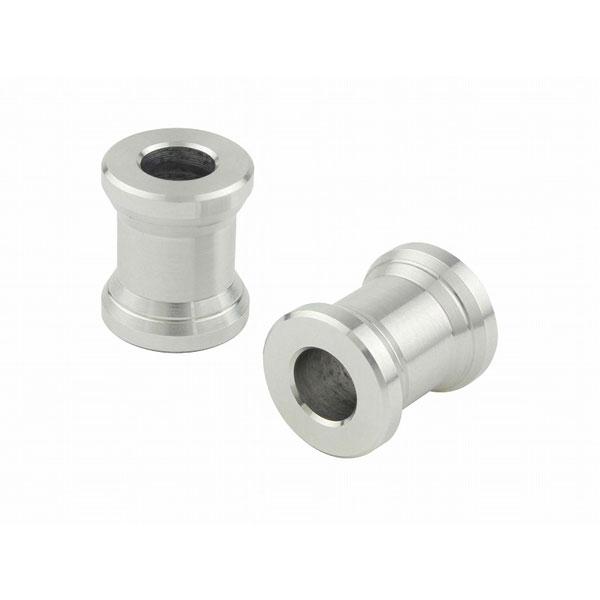 【10月14日出荷】POSH Faith アルミカラー スプール M6用(シルバー) 厚み15mm/最大径：12.6mm/最細径：10mm  2pcs P141506