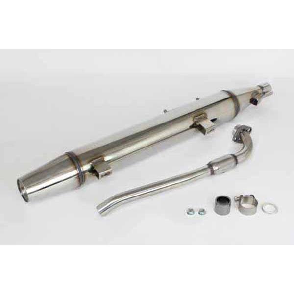 【7月8日出荷】武川 スーパーカブC125 8BJ-JA71 スポーツマフラー(ノーマルルック)(認証)フルエキゾースト SP04-02-0008