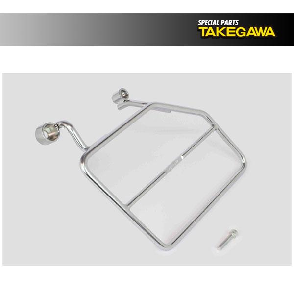 C125 タケガワサイドバッグサポート 左側メッキ