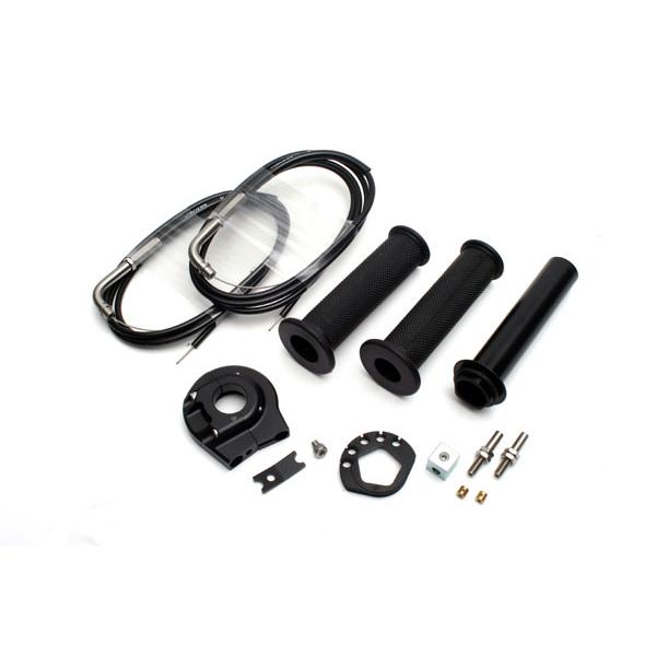 【在庫あり】アクティブ 汎用 ハイスロットルキットEVO2 汎用キット [ホルダー:スモール/ブラック] 巻取φ36 1064202