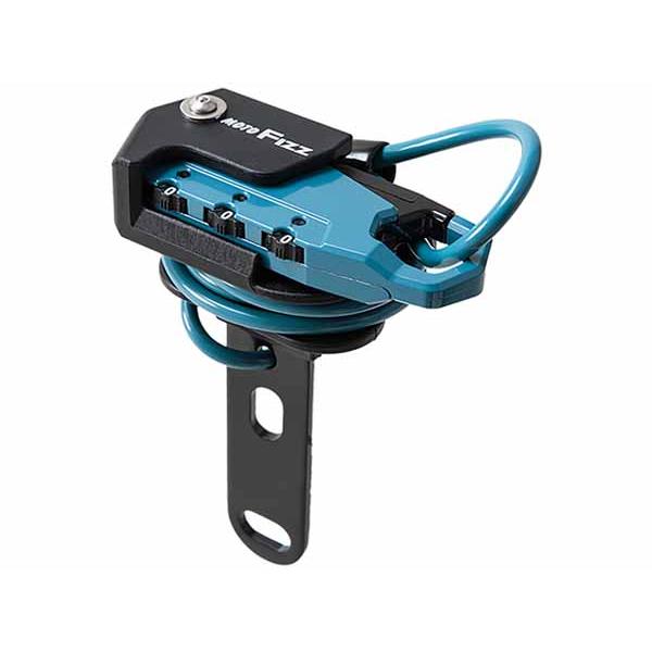 6月13日出荷】TANAX ヘルメット用ワイヤーロック ストレート サックス