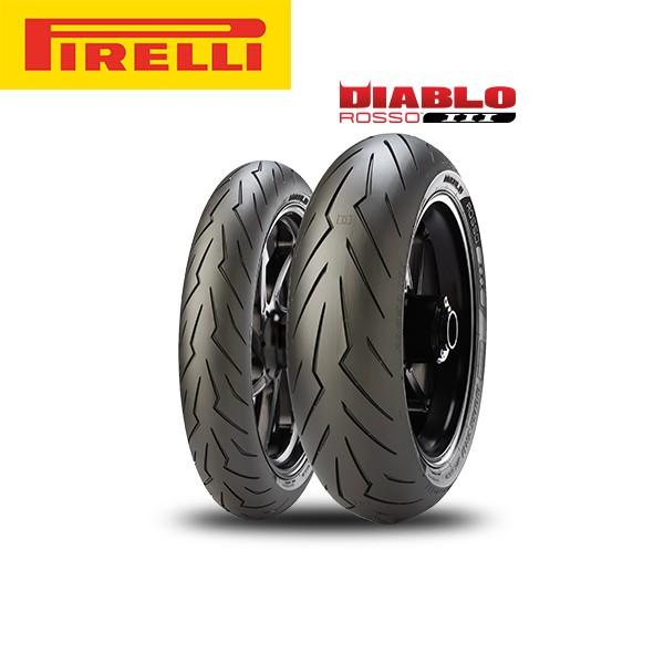 �s���� PIRELLI DIABLO ROSSO3�i�f�B�A�u�� ���b�\3�j ���A 150/60 ZR 17 M/C 66W TL PL8019227263534
