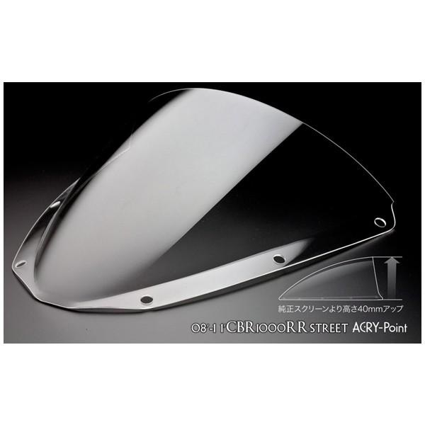 アクリポイント ACRY-Point スクリーン ストリート [クリア] CBR1000RR