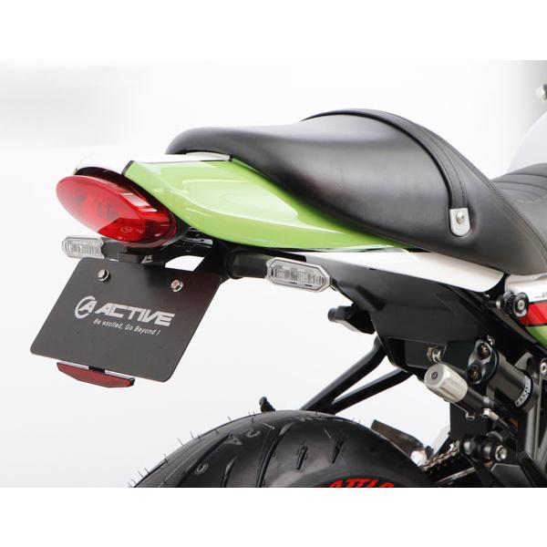 カワサキ Z900RS/CAFE アルミ フェンダーレスキット ブラック アクティブ Z900RS/CAFE/SE フェンダーレスキット ブラック [LED